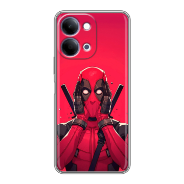 Силиконовый чехол на Vivo Y11d с принтом Дедпул Deadpool