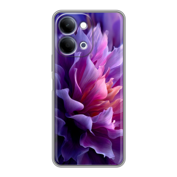 Силиконовый чехол на Vivo Y11d с принтом женский цветы