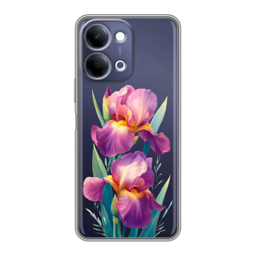 Силиконовый чехол на Vivo Y11d с принтом Цветы орхидеи Силиконовый чехол на Vivo Y11d с принтом Цветы орхидеи