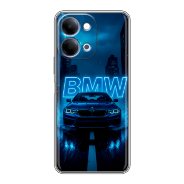 Силиконовый чехол на Vivo Y11d с принтом BMW БМВ