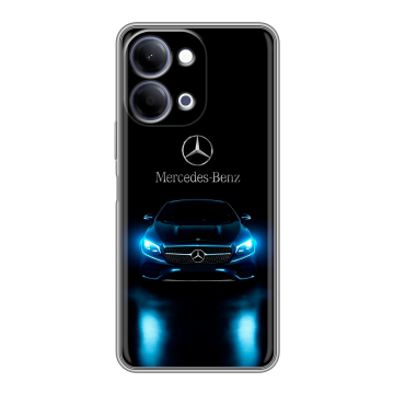 Силиконовый чехол на Vivo Y11d с принтом Mercedes Мерседес Силиконовый чехол на Vivo Y11d с принтом Mercedes Мерседес