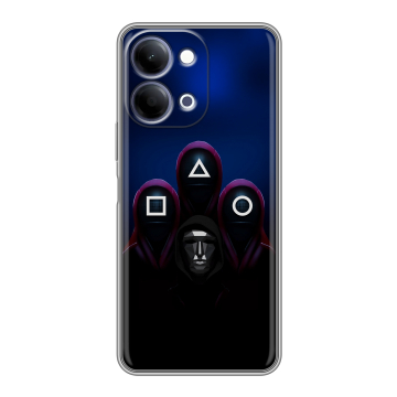 Силиконовый чехол на Vivo Y11d с принтом Игра Кальмара Силиконовый чехол на Vivo Y11d с принтом Игра Кальмара