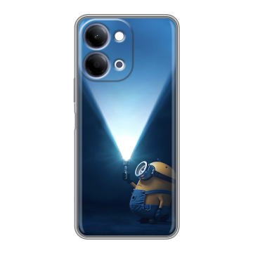 Силиконовый чехол на Vivo Y11d с принтом Миньоны