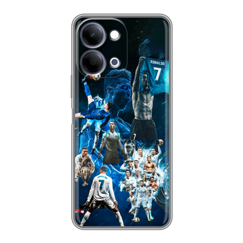 Силиконовый чехол на Vivo Y11d с принтом Реал Роналдо Силиконовый чехол на Vivo Y11d с принтом Реал Роналдо