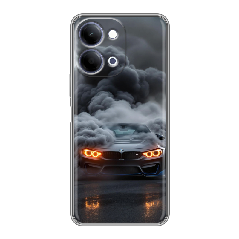 Силиконовый чехол на Vivo Y11d с принтом BMW БМВ Силиконовый чехол на Vivo Y11d с принтом BMW БМВ