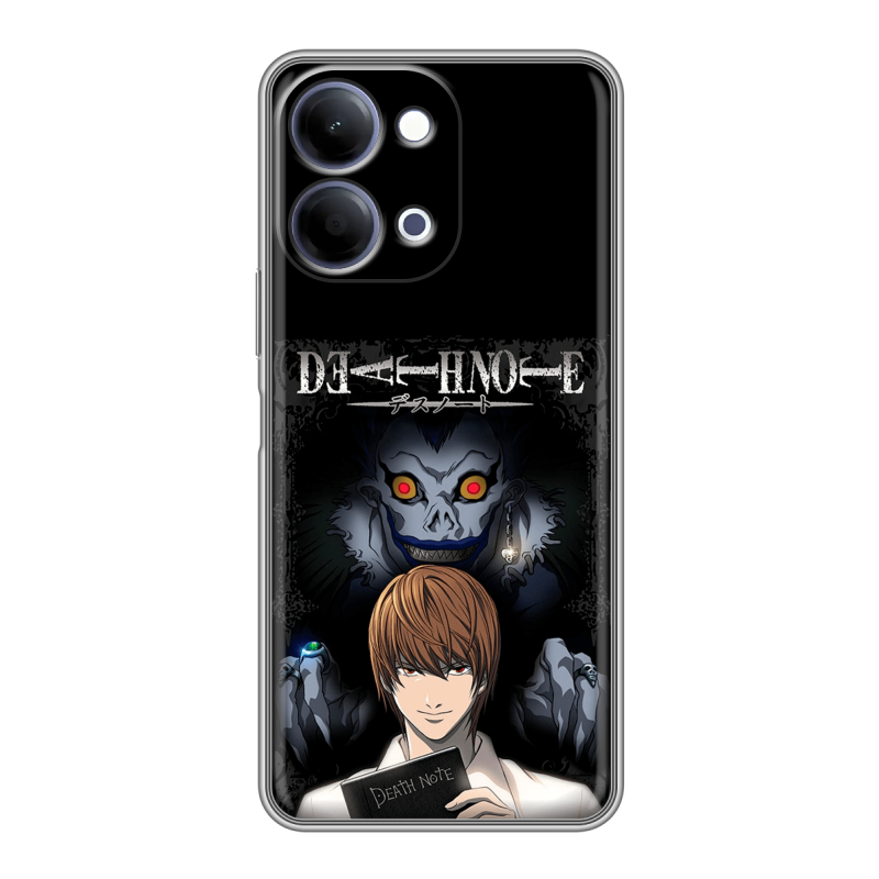 Силиконовый чехол на Vivo Y11d с принтом Death note Тетрадь смерти Силиконовый чехол на Vivo Y11d с принтом Death note Тетрадь смерти
