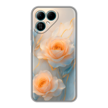 Силиконовый чехол на Tecno Pova 8 с принтом Женский