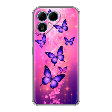 Силиконовый чехол на Tecno Pova 8 с принтом Бабочки