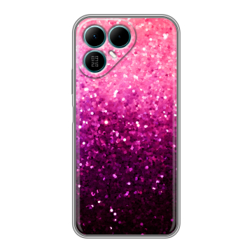 Силиконовый чехол на Tecno Pova 8 с принтом Блестки