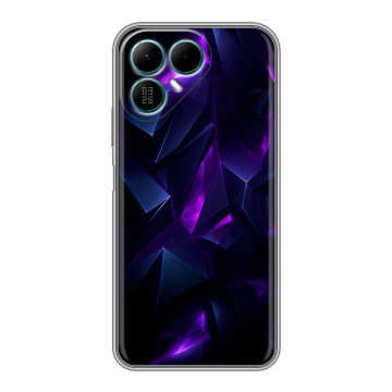 Силиконовый чехол на Tecno Pova 8 с принтом Абстракиция