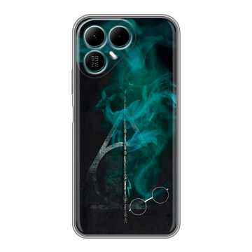 Силиконовый чехол на Tecno Pova 8 с принтом Гарри Поттер Harry Potter