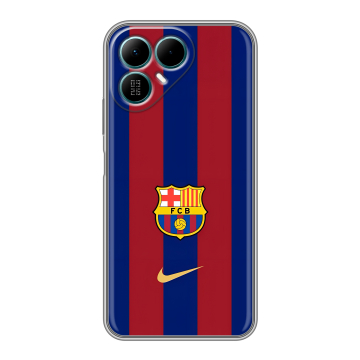 Силиконовый чехол на Tecno Pova 8 с принтом Барселона Barcelona