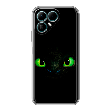 Силиконовый чехол на Tecno Pova 8 с принтом Как приручить дракона