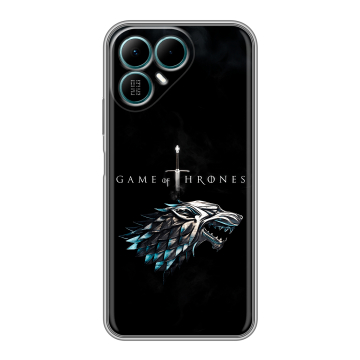 Силиконовый чехол на Tecno Pova 8 с принтом Игра Престолов Game Thrones