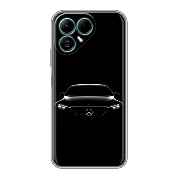 Силиконовый чехол на Tecno Pova 8 с принтом Mercedes Мерседес