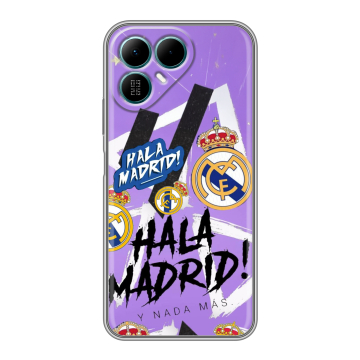 Силиконовый чехол на Tecno Pova 8 с принтом Real Madrid Реал Мадрид