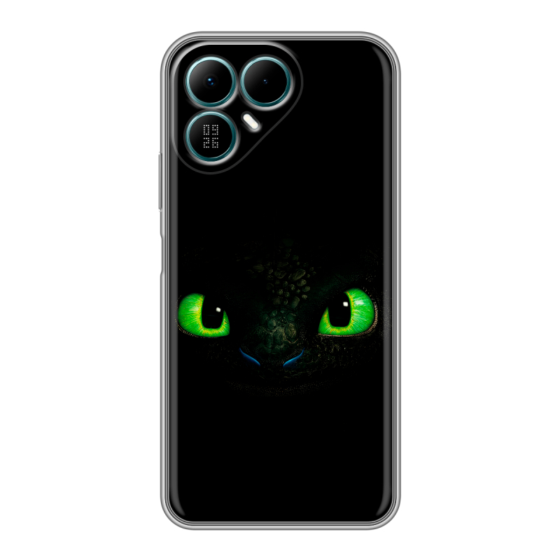 Силиконовый чехол на Tecno Pova 8 с принтом Как приручить дракона Силиконовый чехол на Tecno Pova 8 с принтом Как приручить дракона