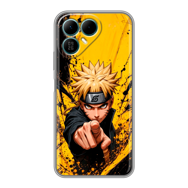 Силиконовый чехол на Tecno Pova 8 с принтом Naruto Наруто Силиконовый чехол на Tecno Pova 8 с принтом Naruto Наруто