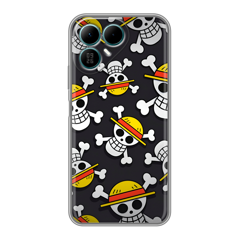 Силиконовый чехол на Tecno Pova 8 с принтом One Piece Ван Пис Силиконовый чехол на Tecno Pova 8 с принтом One Piece Ван Пис