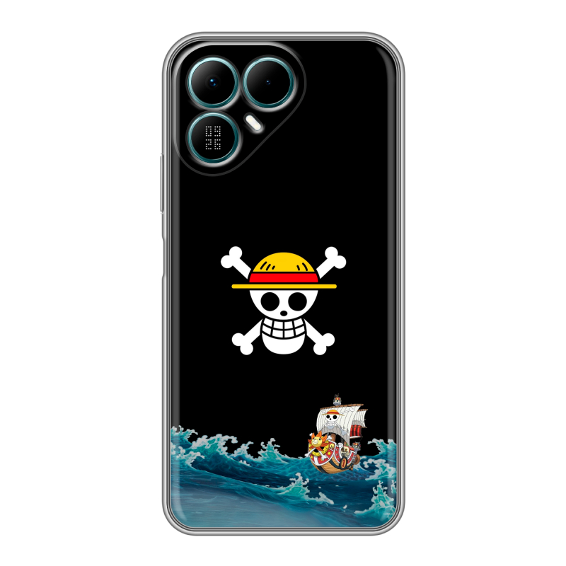 Силиконовый чехол на Tecno Pova 8 с принтом One Piece Ван Пис Силиконовый чехол на Tecno Pova 8 с принтом One Piece Ван Пис