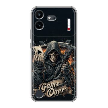 Силиконовый чехол на Nothing Phone (4b) с принтом Скелет карты Силиконовый чехол на Nothing Phone (4b) с принтом Скелет карты
