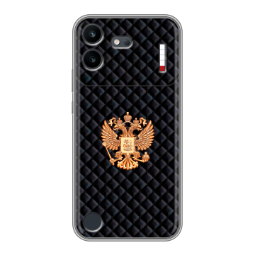 Силиконовый чехол на Nothing Phone (4b) с принтом Герб России принт