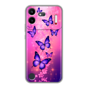 Силиконовый чехол на Nothing Phone (4b) с принтом Бабочки