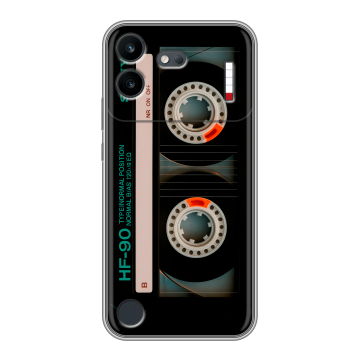 Силиконовый чехол на Nothing Phone (4b) с принтом Кассета