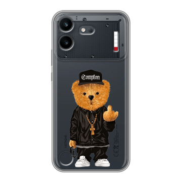 Силиконовый чехол на Nothing Phone (4b) с принтом Мишка