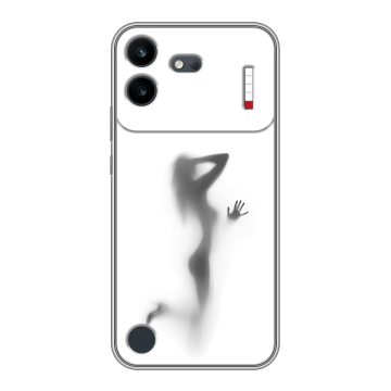 Силиконовый чехол на Nothing Phone (4b) с принтом Силуэт