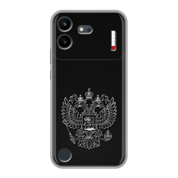 Силиконовый чехол на Nothing Phone (4b) с принтом Герб России