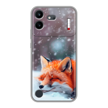 Силиконовый чехол на Nothing Phone (4b) с принтом лиса