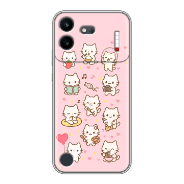Силиконовый чехол на Nothing Phone (4b) с принтом Hello Kitty Хелоу Кити