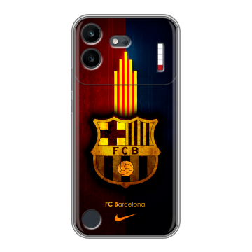 Силиконовый чехол на Nothing Phone (4b) с принтом Барселона Barcelona