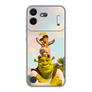 Силиконовый чехол на Nothing Phone (4b) с принтом Шрек Shrek Силиконовый чехол на Nothing Phone (4b) с принтом Шрек Shrek