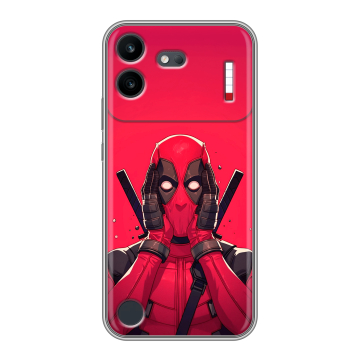 Силиконовый чехол на Nothing Phone (4b) с принтом Дедпул Deadpool Силиконовый чехол на Nothing Phone (4b) с принтом Дедпул Deadpool