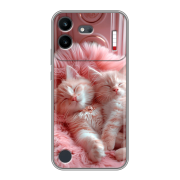 Силиконовый чехол на Nothing Phone (4b) с принтом котята котики Силиконовый чехол на Nothing Phone (4b) с принтом котята котики