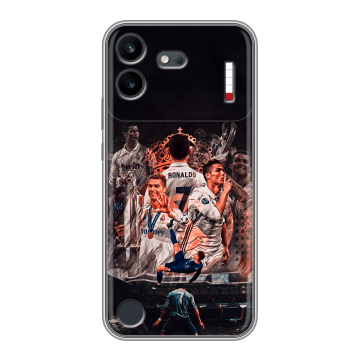 Силиконовый чехол на Nothing Phone (4b) с принтом Реал Роналдо Real Ronaldo