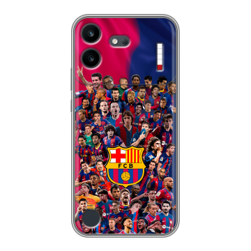 Силиконовый чехол на Nothing Phone (4b) с принтом Барселона Barcelona