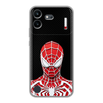 Силиконовый чехол на Nothing Phone (4b) с принтом человек паук spiderman Силиконовый чехол на Nothing Phone (4b) с принтом человек паук spiderman