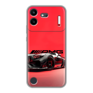 Силиконовый чехол на Nothing Phone (4b) с принтом Мерседес Mercedes AMG Силиконовый чехол на Nothing Phone (4b) с принтом Мерседес Mercedes AMG