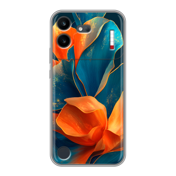 Силиконовый чехол на Nothing Phone (4b) с принтом Цветы Силиконовый чехол на Nothing Phone (4b) с принтом Цветы