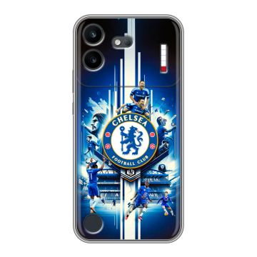 Силиконовый чехол на Nothing Phone (4b) с принтом Chelsea Челси Силиконовый чехол на Nothing Phone (4b) с принтом Chelsea Челси