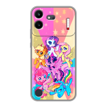 Силиконовый чехол на Nothing Phone (4b) с принтом My little pony Дружба чудо