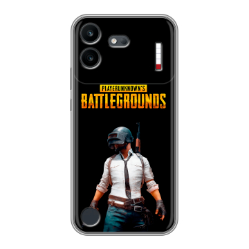 Силиконовый чехол на Nothing Phone (4b) с принтом PUGB ПАГБ