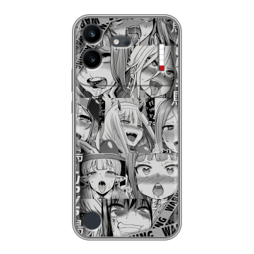 Силиконовый чехол на Nothing Phone (4b) с принтом Ahegao Ахегао Аниме Силиконовый чехол на Nothing Phone (4b) с принтом Ahegao Ахегао Аниме