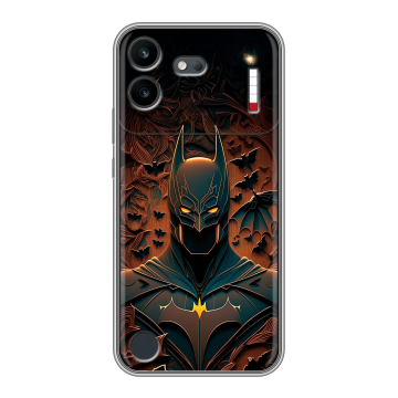 Силиконовый чехол на Nothing Phone (4b) с принтом Batman Бэтмен Силиконовый чехол на Nothing Phone (4b) с принтом Batman Бэтмен