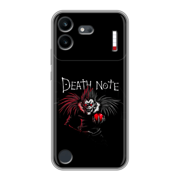 Силиконовый чехол на Nothing Phone (4b) с принтом Death note Тетрадь смерти