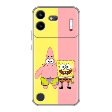 Силиконовый чехол на Nothing Phone (4b) с принтом Спанч боб Спанчбоб