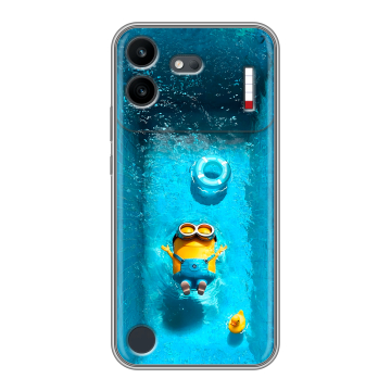 Силиконовый чехол на Nothing Phone (4b) с принтом Миньоны Силиконовый чехол на Nothing Phone (4b) с принтом Миньоны